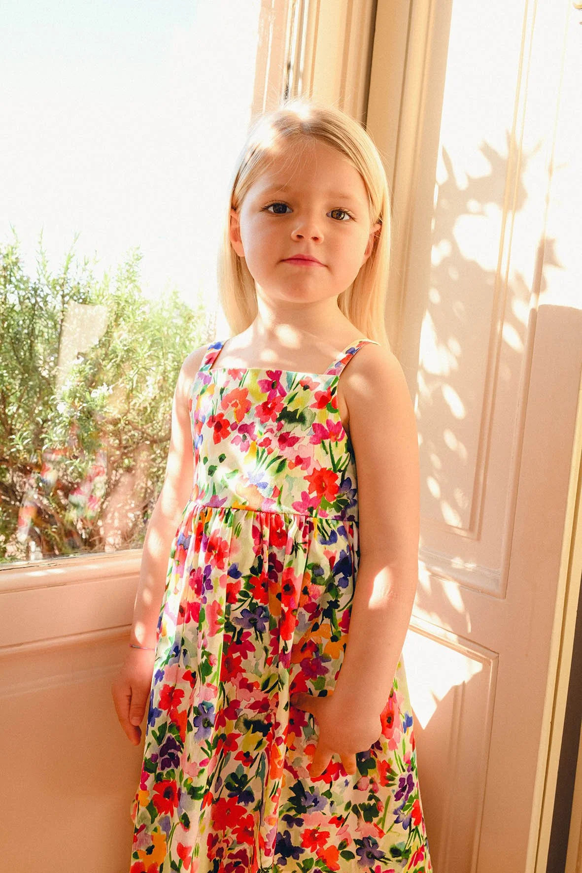 Scamiciato bambina maxi fiore Crochette