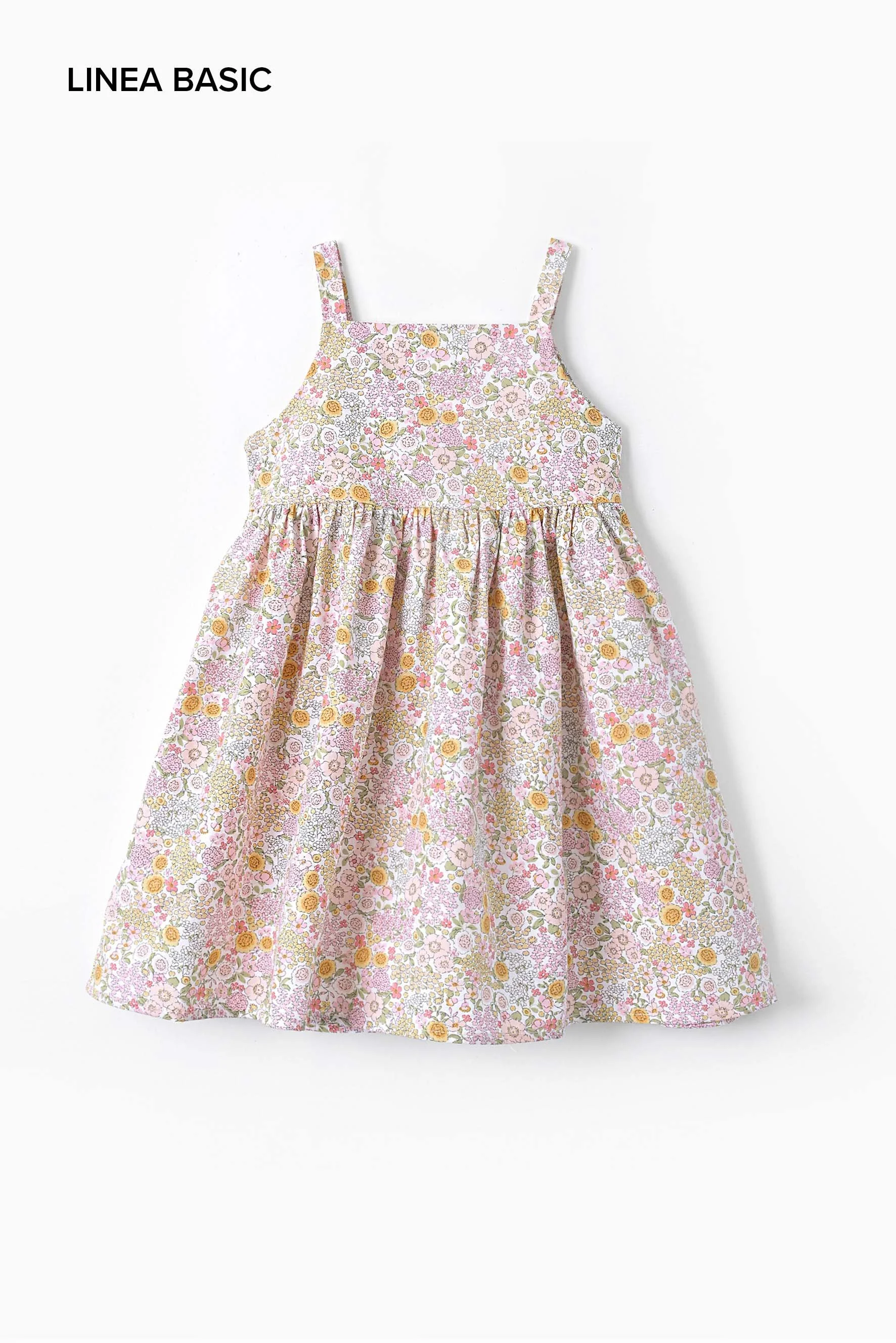 Scamiciato bambina Sole fiore rosa giallo