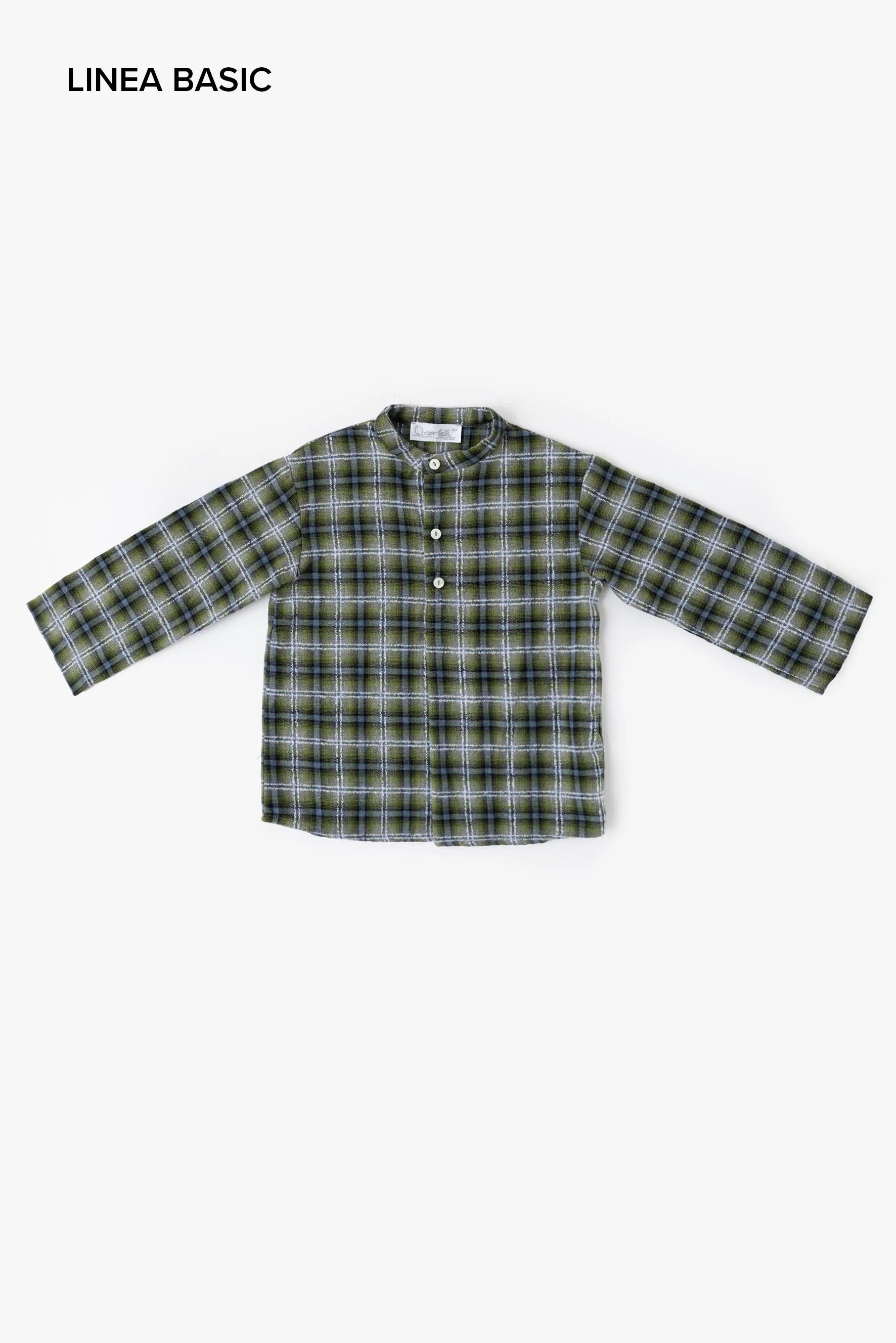 Camicia casual quadro verde basic.jpg