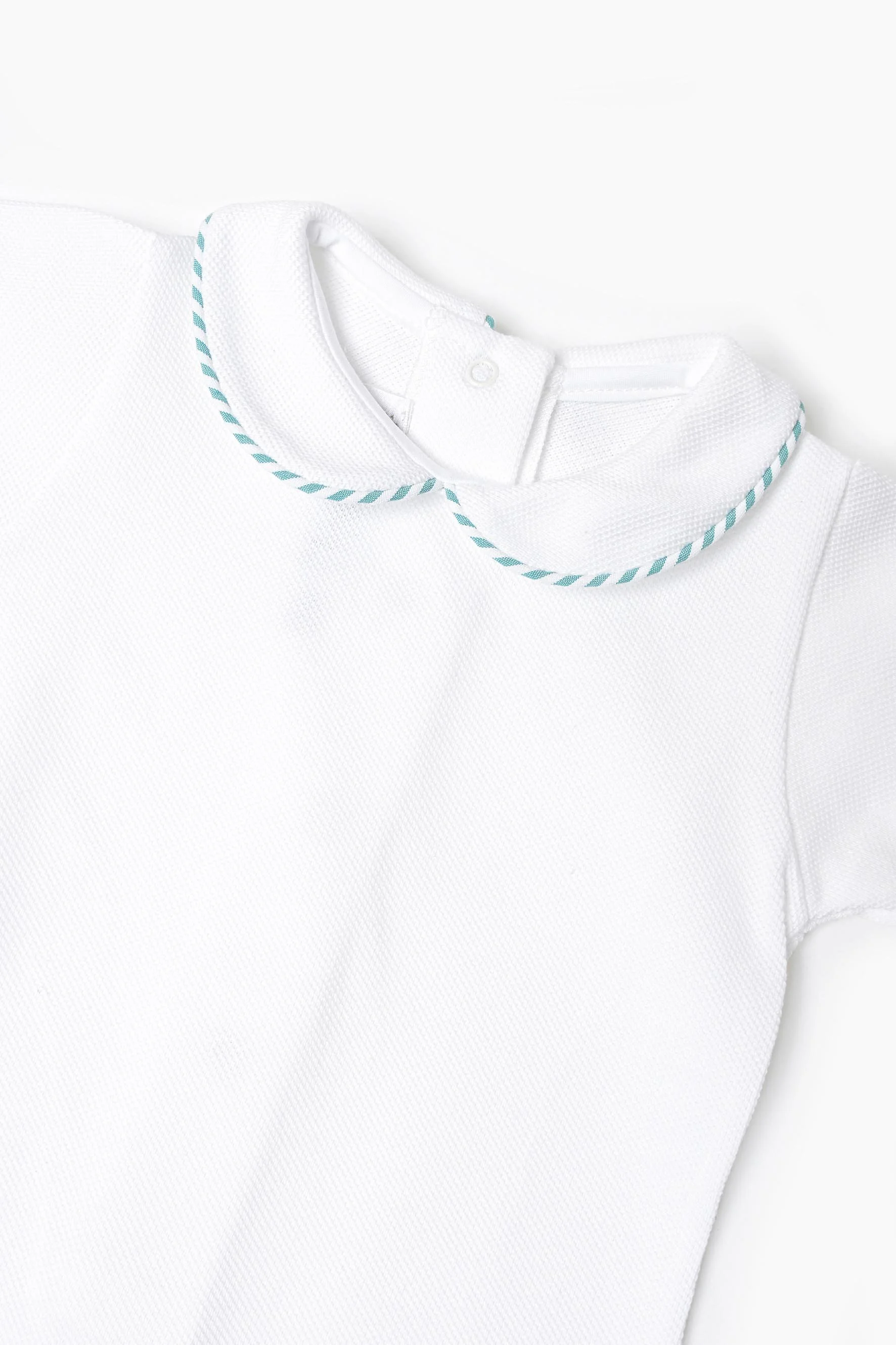 Body neonato jersey piquet bianco e riga verde.jpg