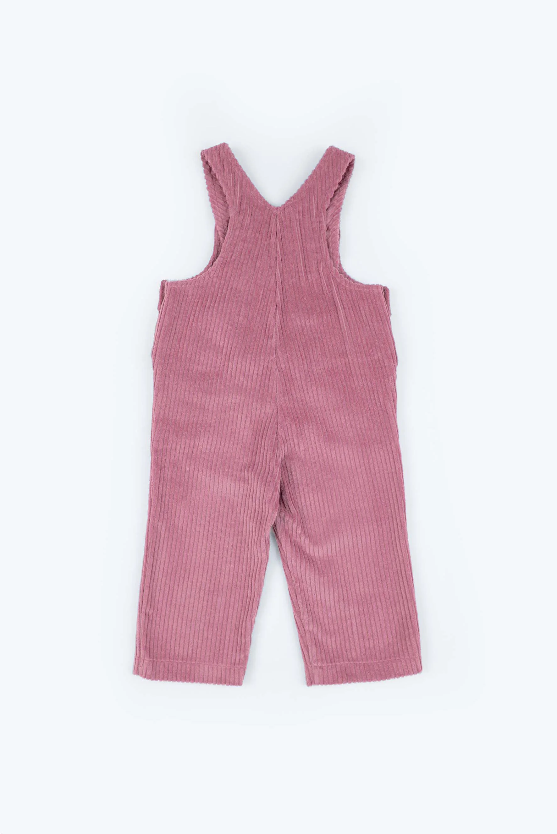 Salopette velluto rosa antico Crochette