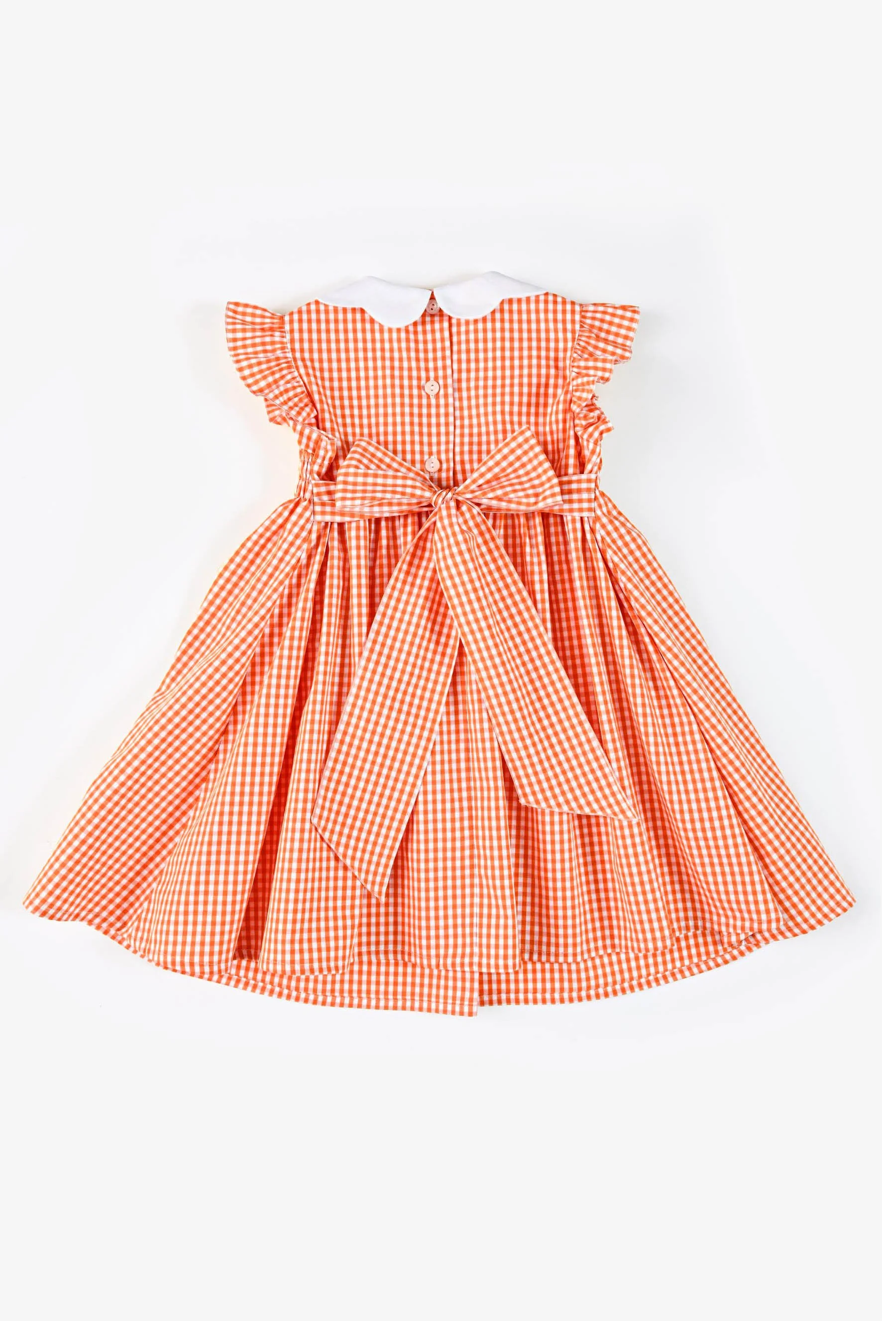 Abito smock vichy arancio retro.jpg