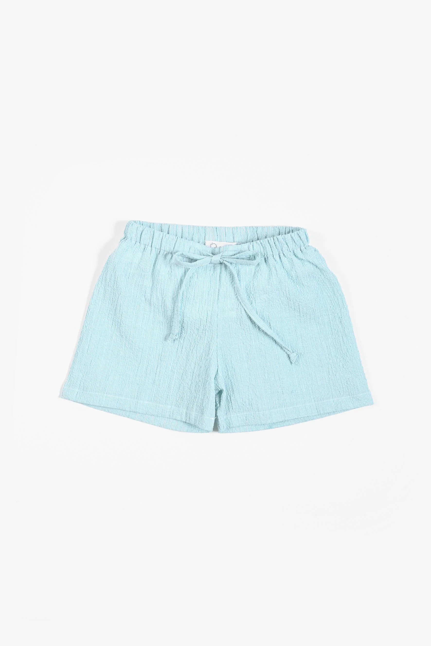 Pantaloncino mare bambino righina turchese