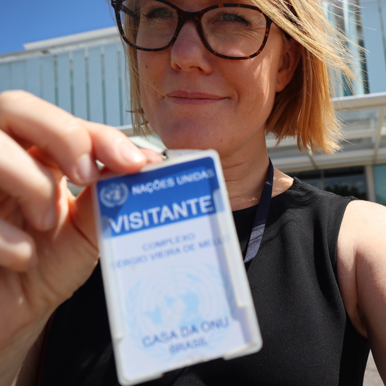 On my way into UN House, Brasilia, to meet with IOM, 4 May 2018.