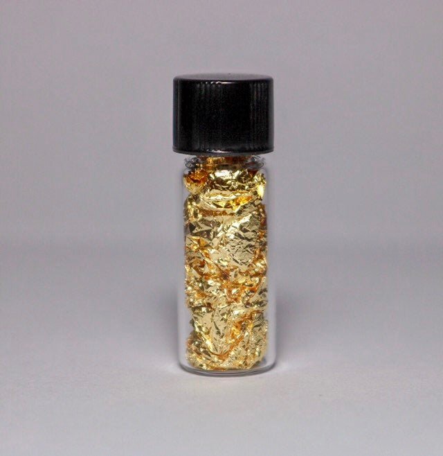 Gold  Element  Au Element Metall  Probe sample Chemie neu 
