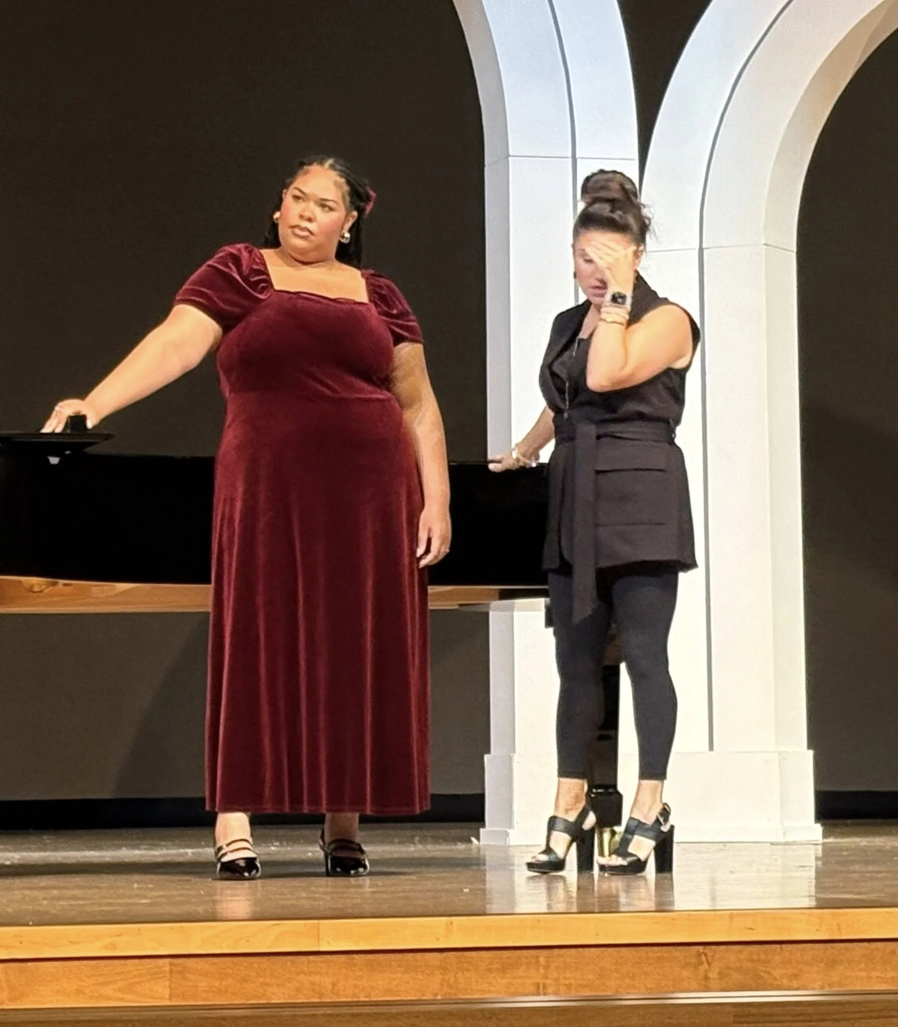 MM student Cami Moses in Masterclass with Kathryn Lewek