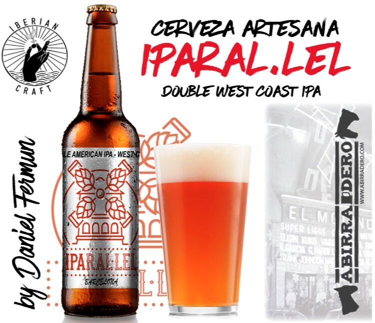 Iparal·lel - Cerveza Artesana Abirradero - Double IPA 33cl - Iberian Craft