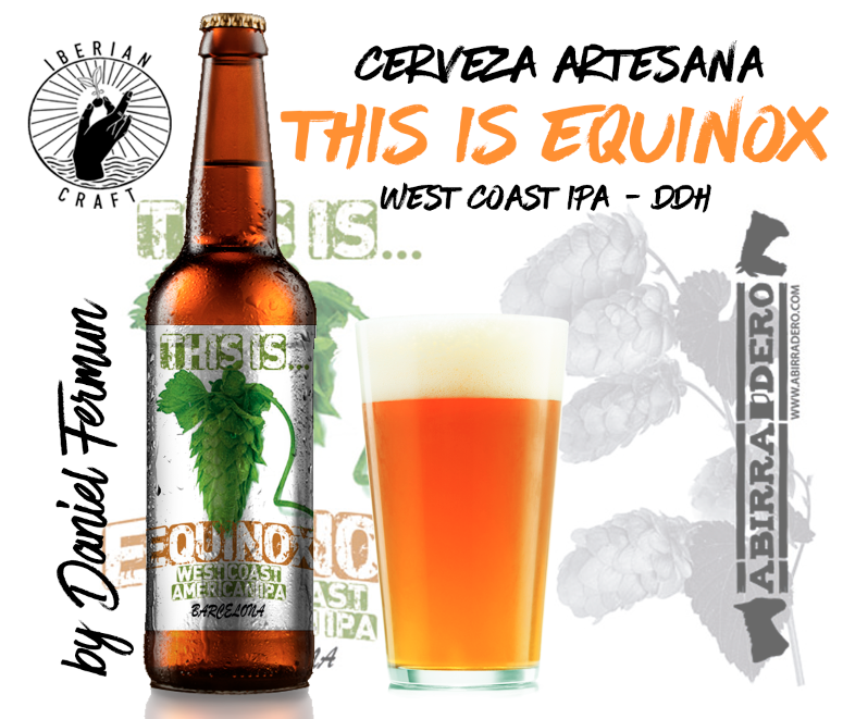 This is Equinox - Cerveza Artesana Abirradero - American IPA 33cl - Iberian Craft