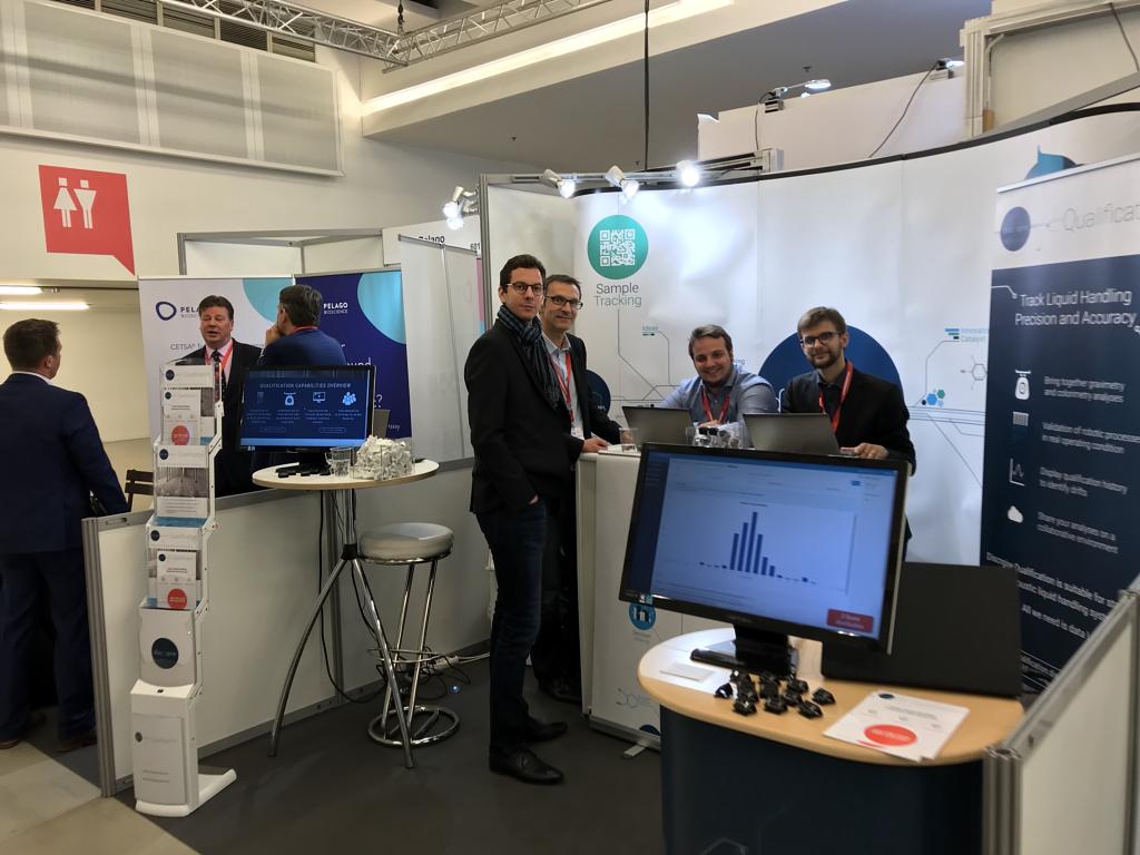 Discngine Qualification Booth at SLAS Europe 2018