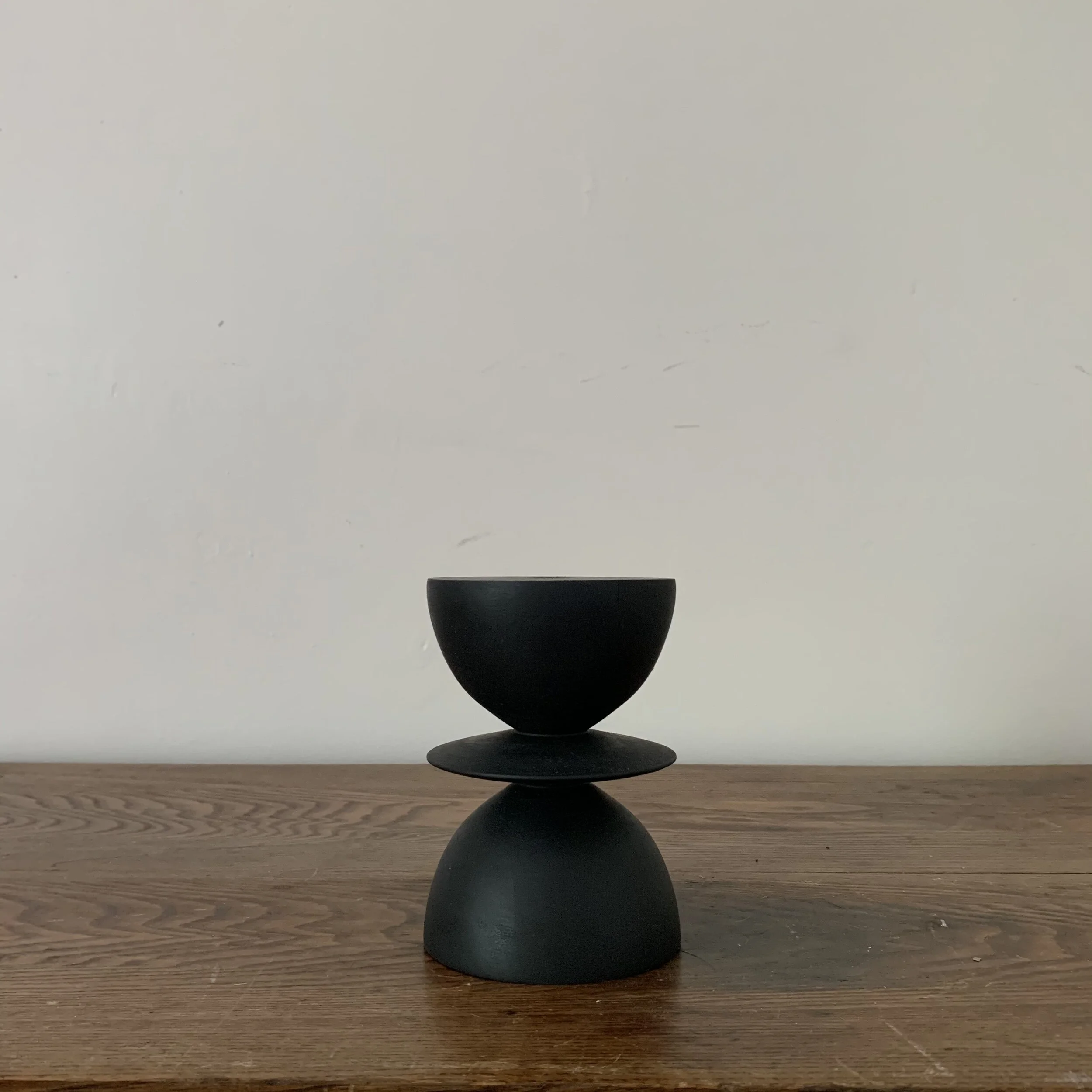 Black Candle Holder