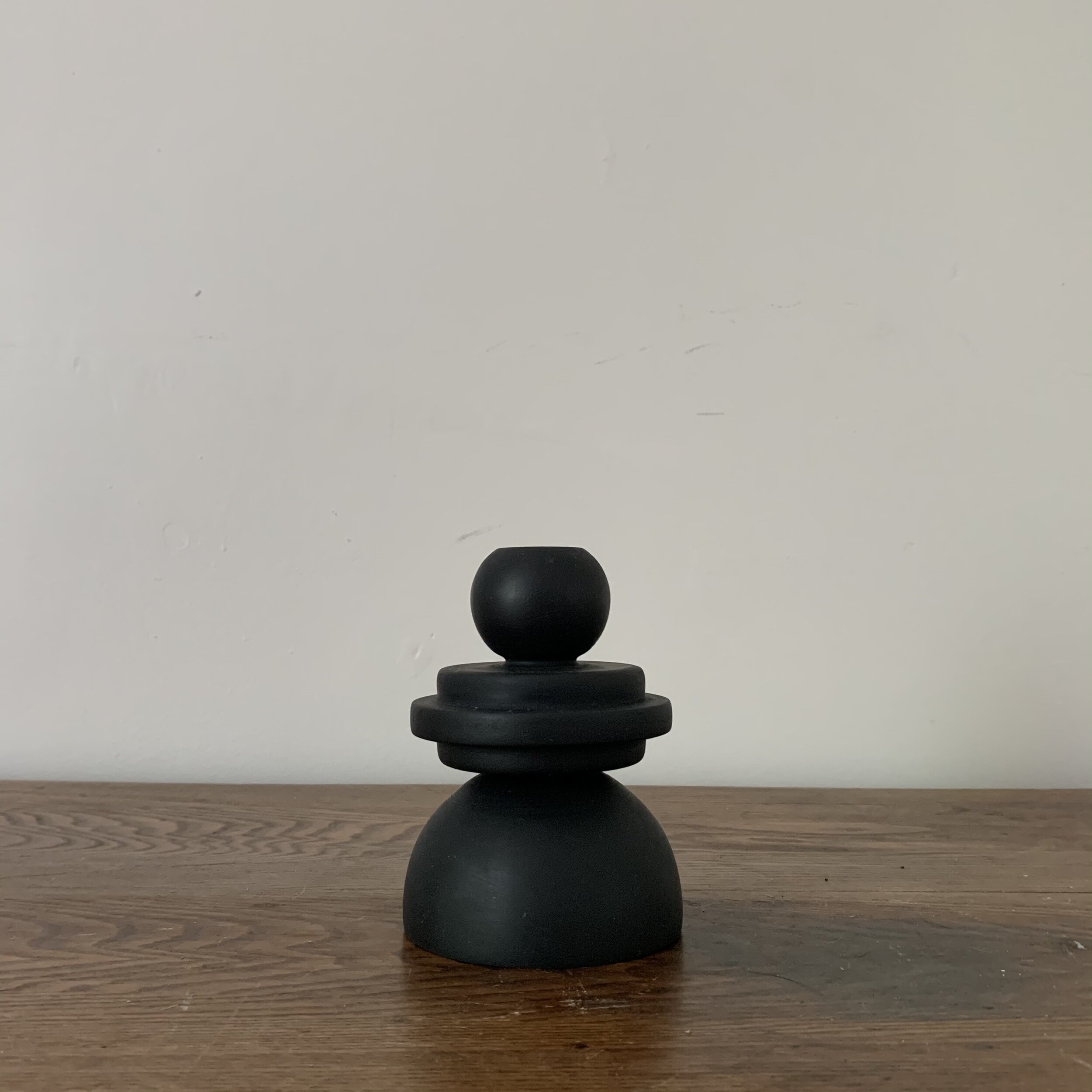 Black Candle Holder, Small