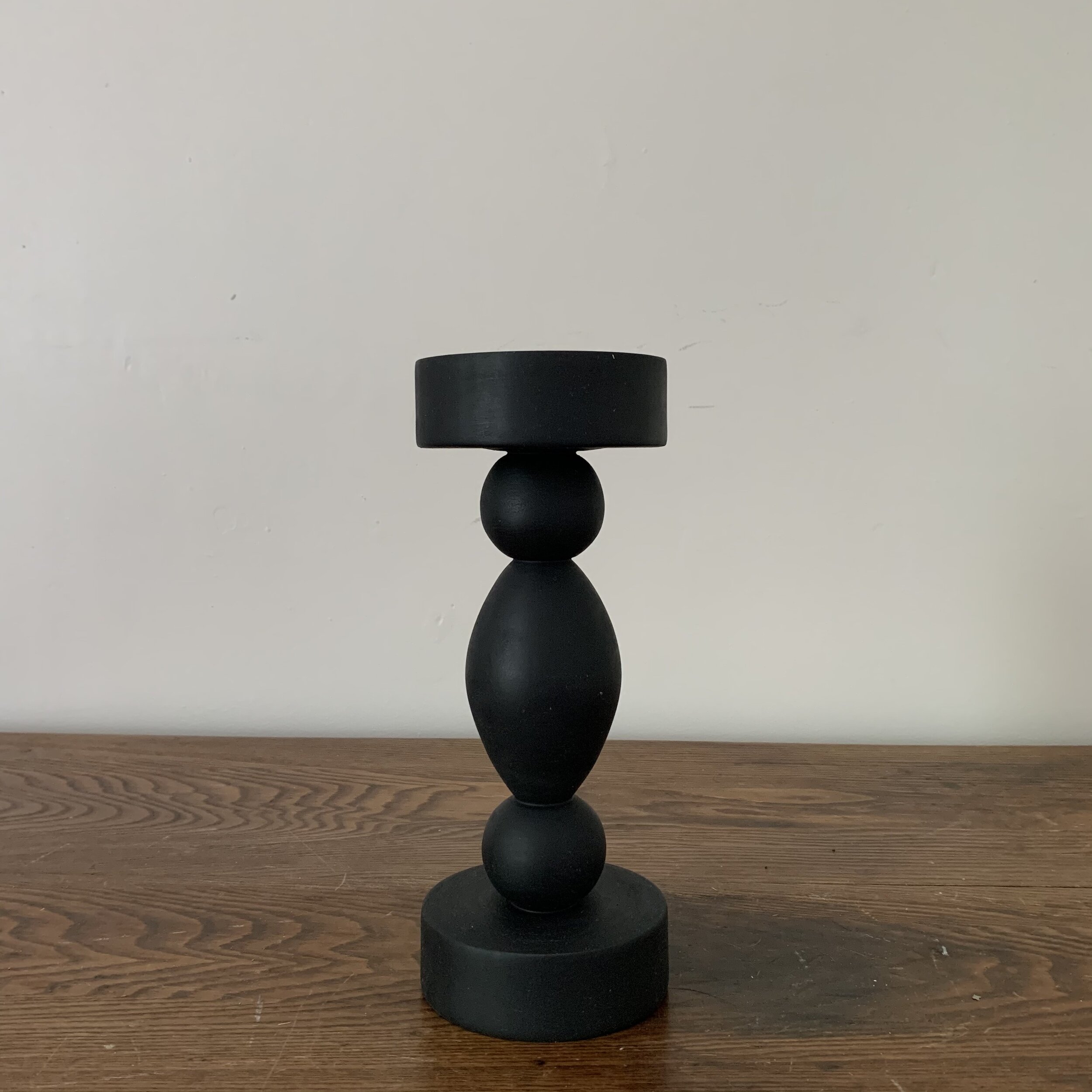 Black Candle Holder