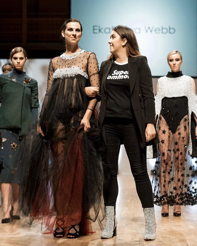 Throwing it back to 2018 Young Designer runner up @ekaterinawebb with her stunning collection at Midlands Fashion Awards. 
Photographer: @bygarazi
.
.
.
.
#midlandsfashionawards#newdesigners#MFA2018 #designer#fashion #contemporaryfashion #creative #b