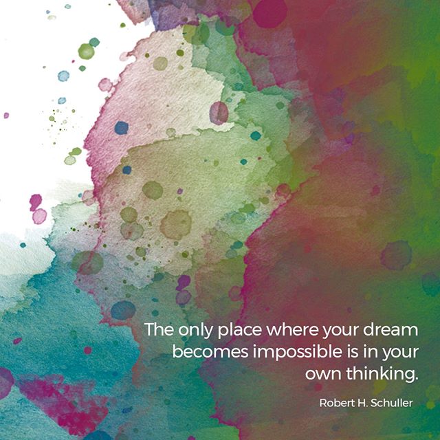 Want to be happy, successful, or more at peace? One
of my favorite ways to incorporate goals into my life is
through daily affirmations. Visualize and focus on what your greatest dreams look like and mean to you. When
you do, the impossible is within