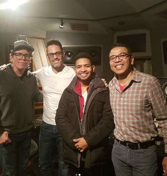 Left to right: Fran Cathcart, Roman Rojas, Wuilly Arteaga and Luisito Quintero.
