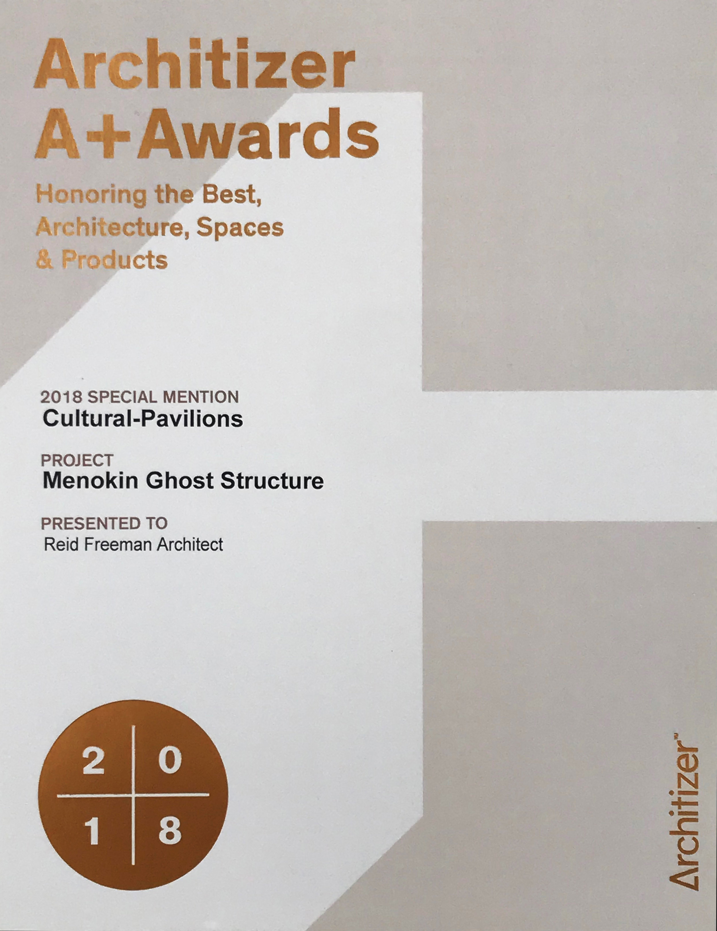 Architizer A+Awards 