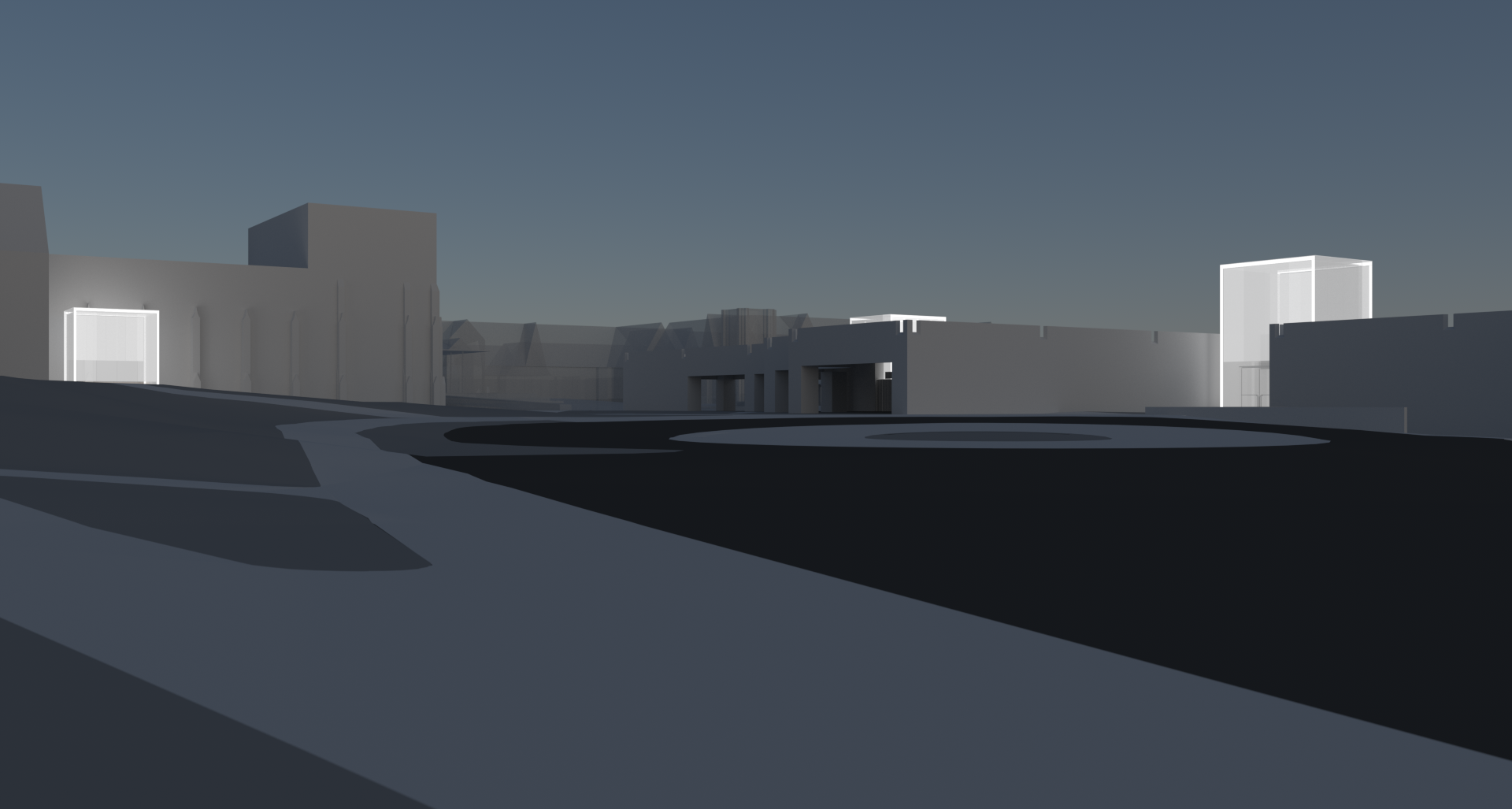 LIGHT BOX ENTRY ADDITIONS PROVIDE CONSISTENCY IN WEST CAMPUS AND SIGNIFY ENTRY