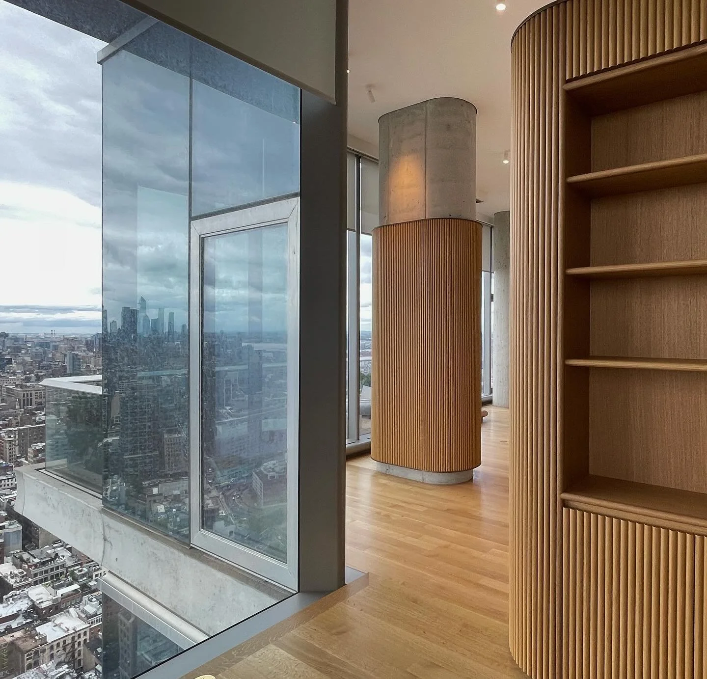 Millwork pieces are now in and the site is clean. Furniture arrives next week. #tribecaskyloft #reidarchitecture #chapterandverse_nyc #loftrenovation #aiacran #56leonardstreet
