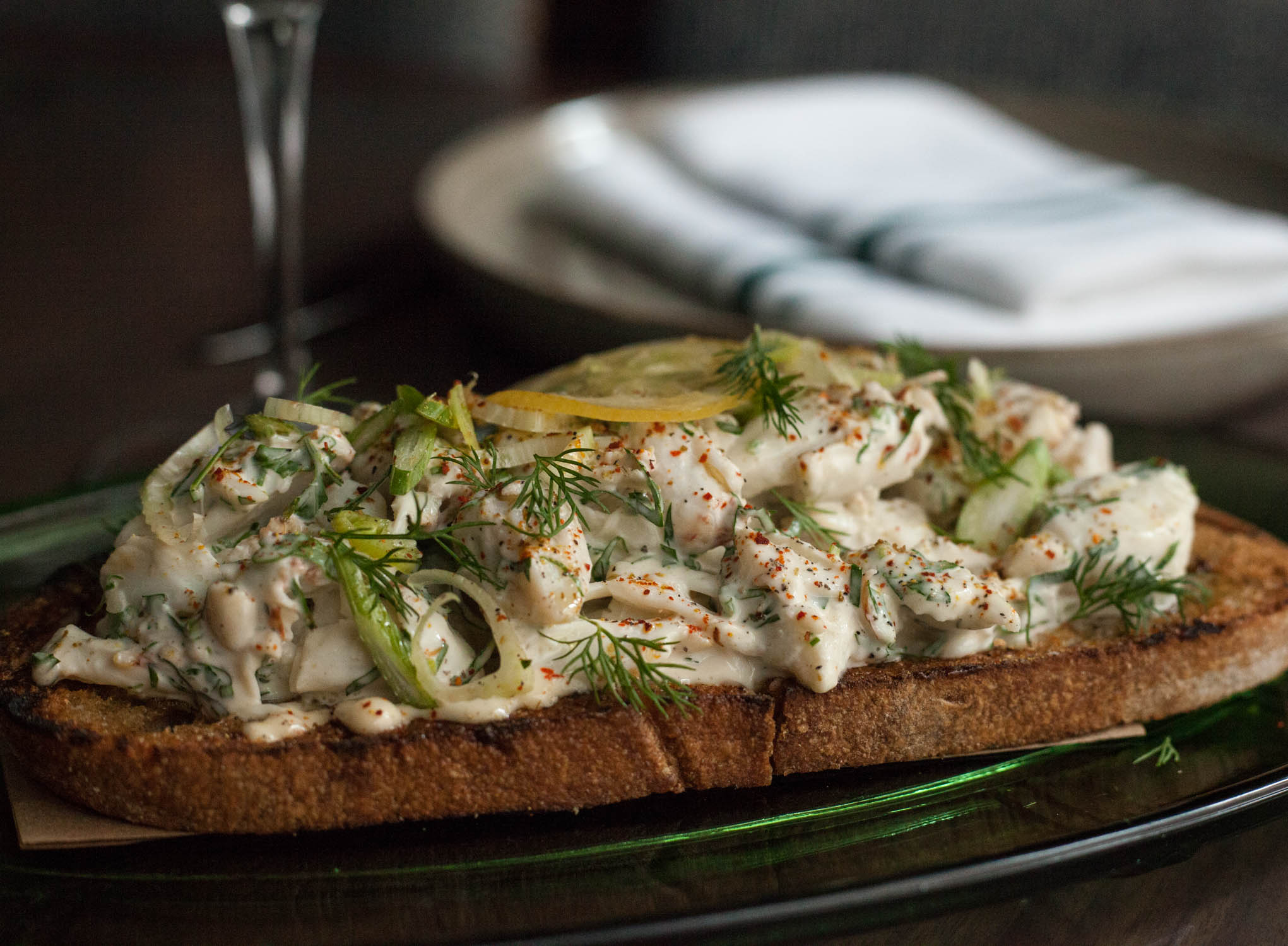 Blue Crab Toast