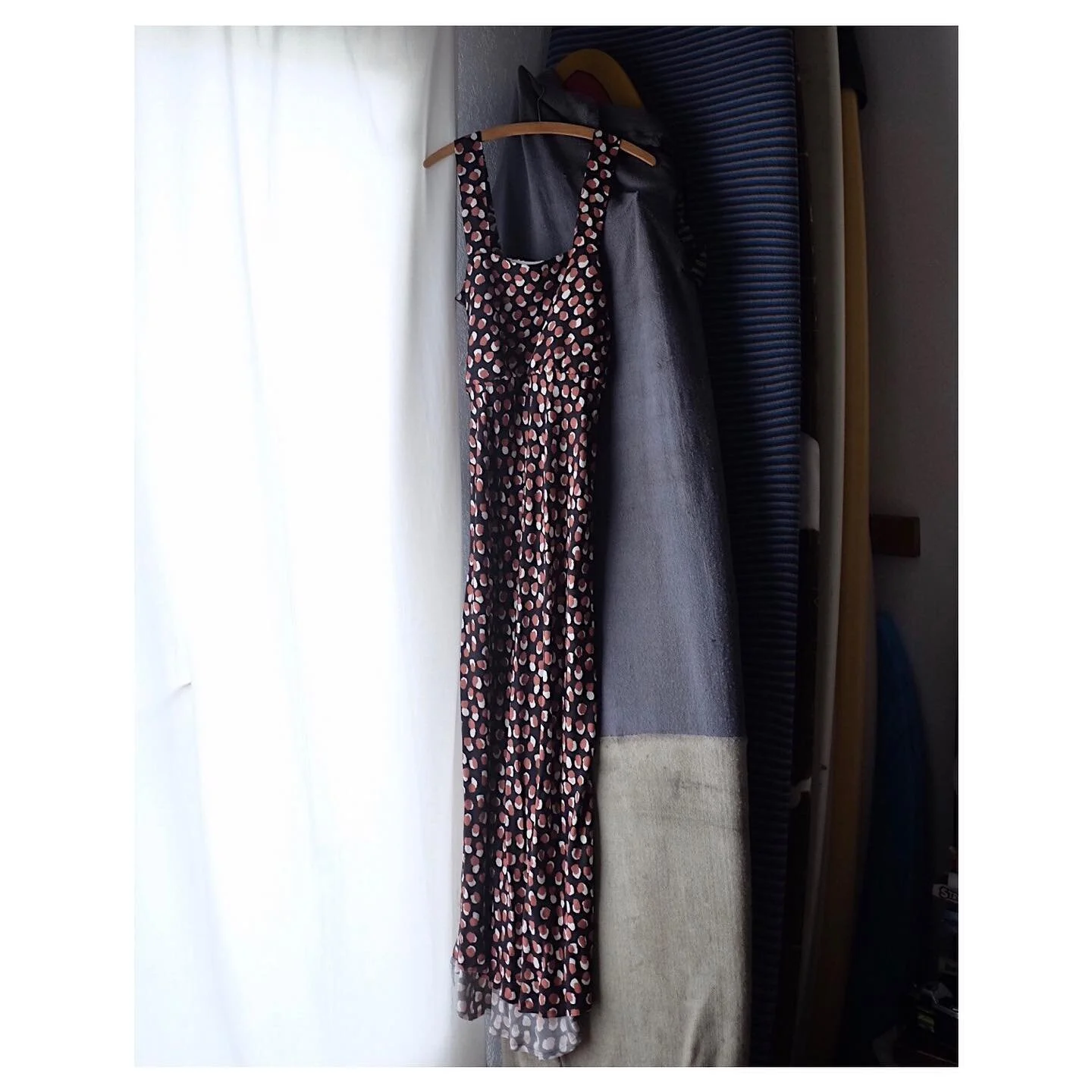 I turn 30 next week and although it seems a proper party is out of the question for a while, I thought I&rsquo;d least make myself a party dress to swan around in all day.

It&rsquo;s a self-drafted bias-y type number using a remnant bought a few yea