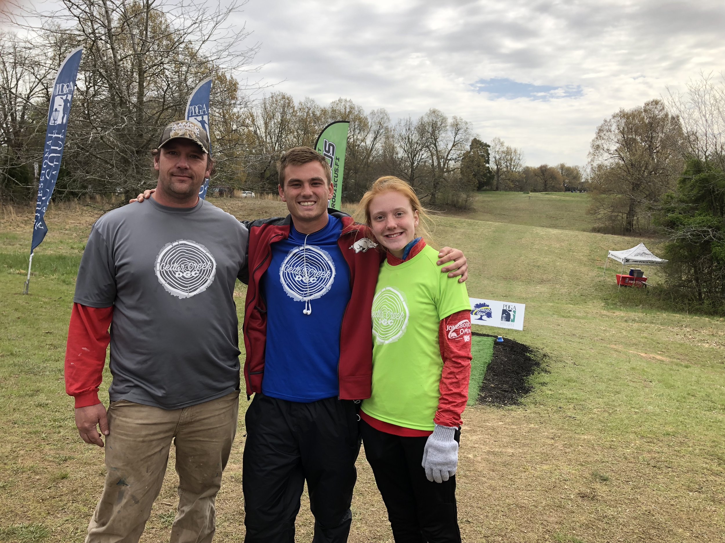 TEAM CEDAR CREEK: Brian Richardson, Kevin Jones , and Me!