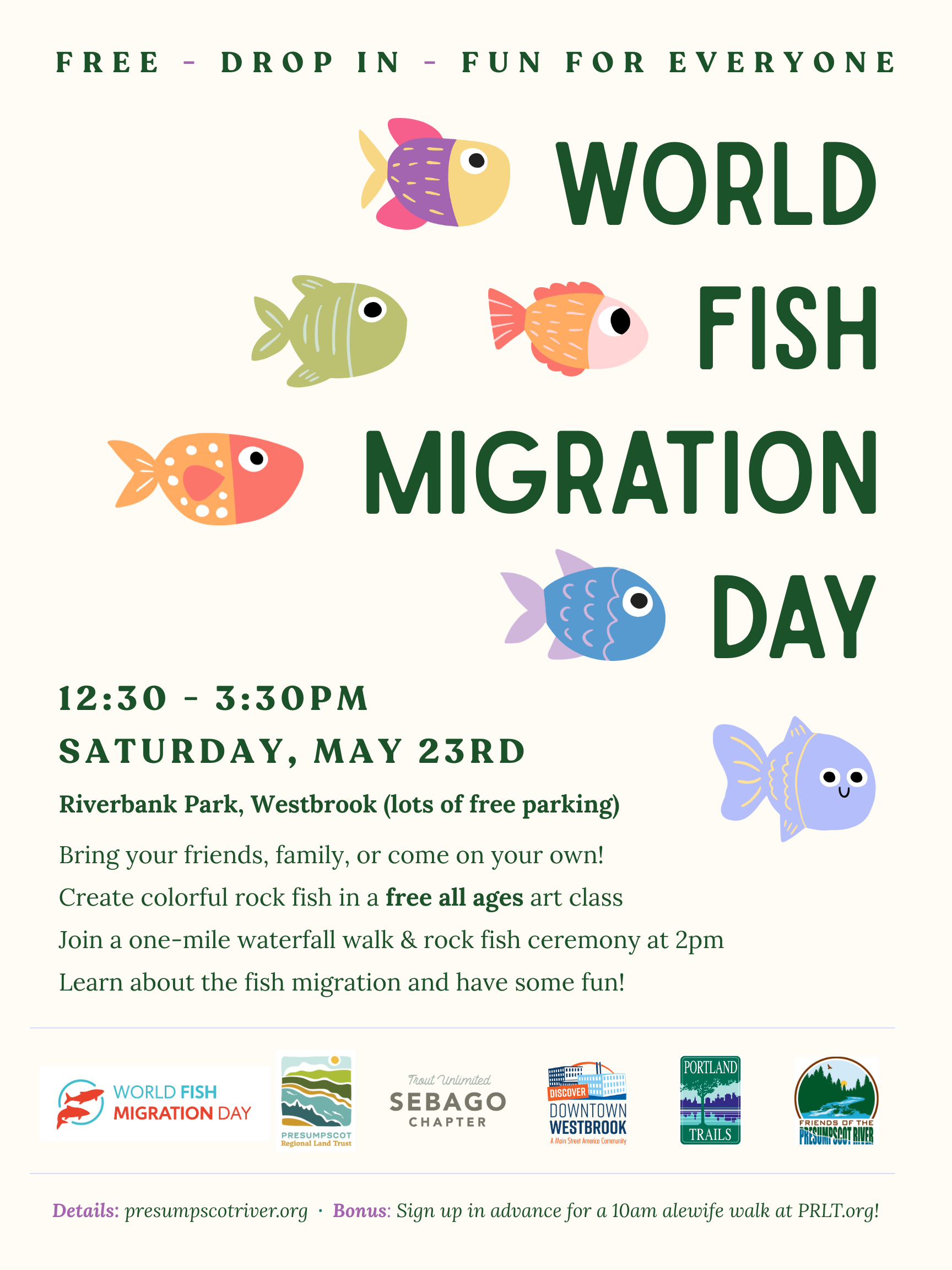 World Fish Migration Day at Riverbank Park