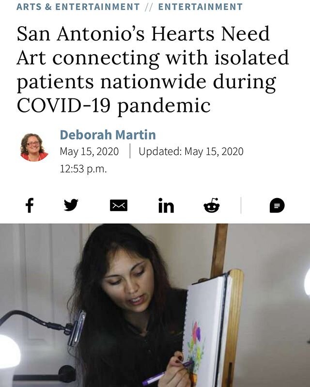 It&rsquo;s been a minute since I&rsquo;ve posted here! I spend most of my time on Facebook these days, but I wanted to share this article by @expressnews about @heartsneedart and what we&rsquo;ve been doing since the pandemic. You can find the entire