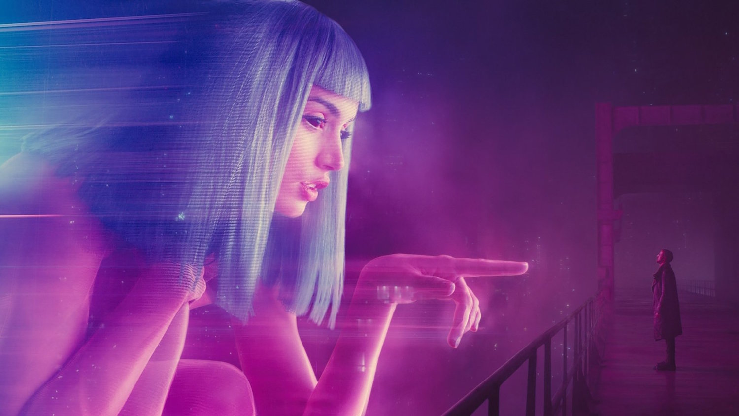 Ana de Armas and Ryan Gosling in Blade Runner 2049