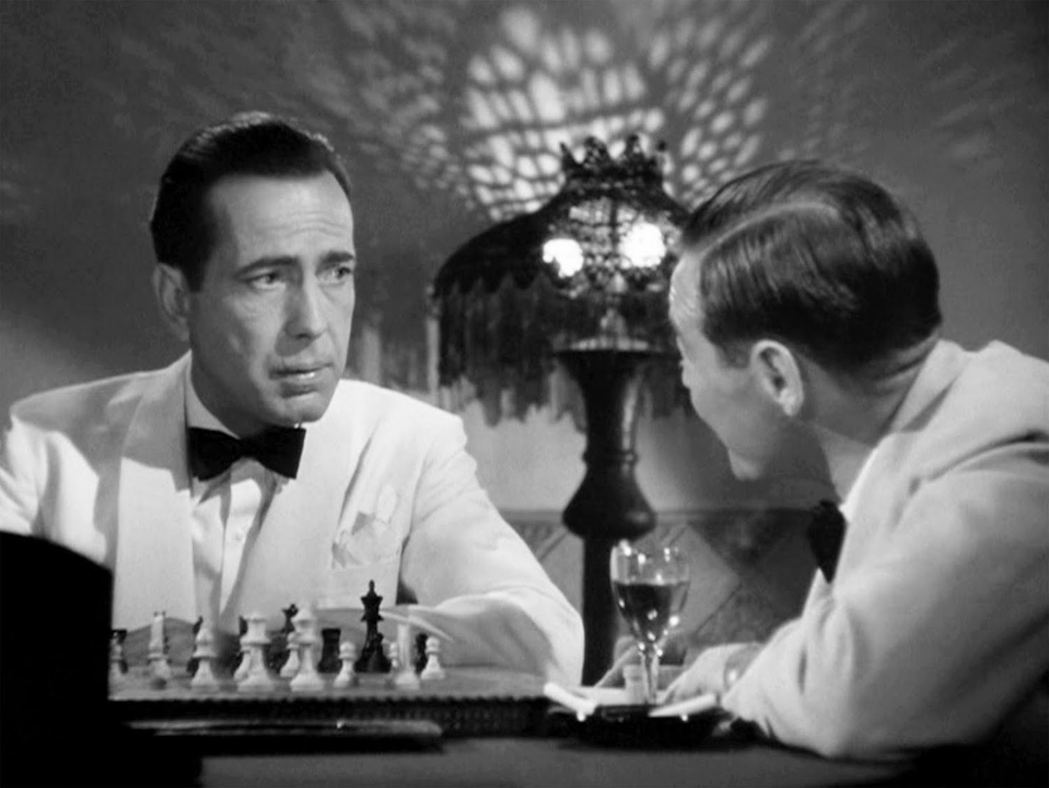 Humphrey Bogart and Peter Lorre in Casablanca