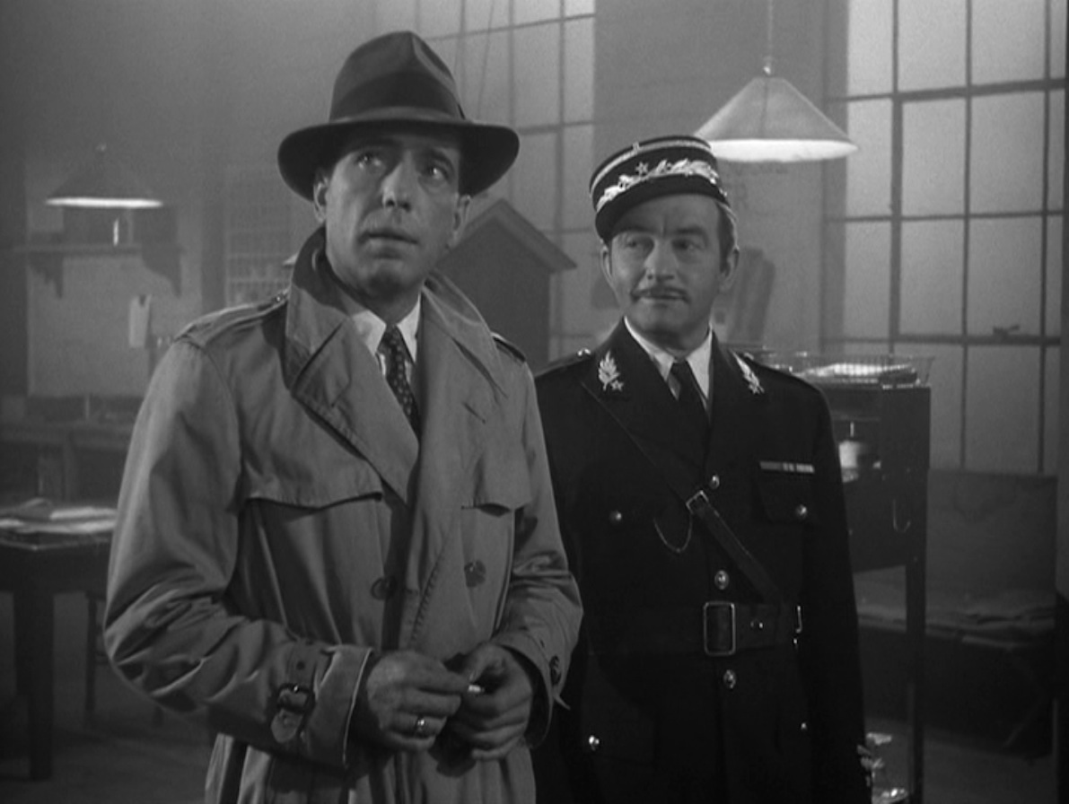 Humphrey Bogart and Claude Rains in Casablanca