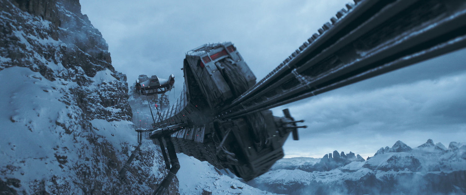In the midst of a train heist in Solo: A Star Wars Story
