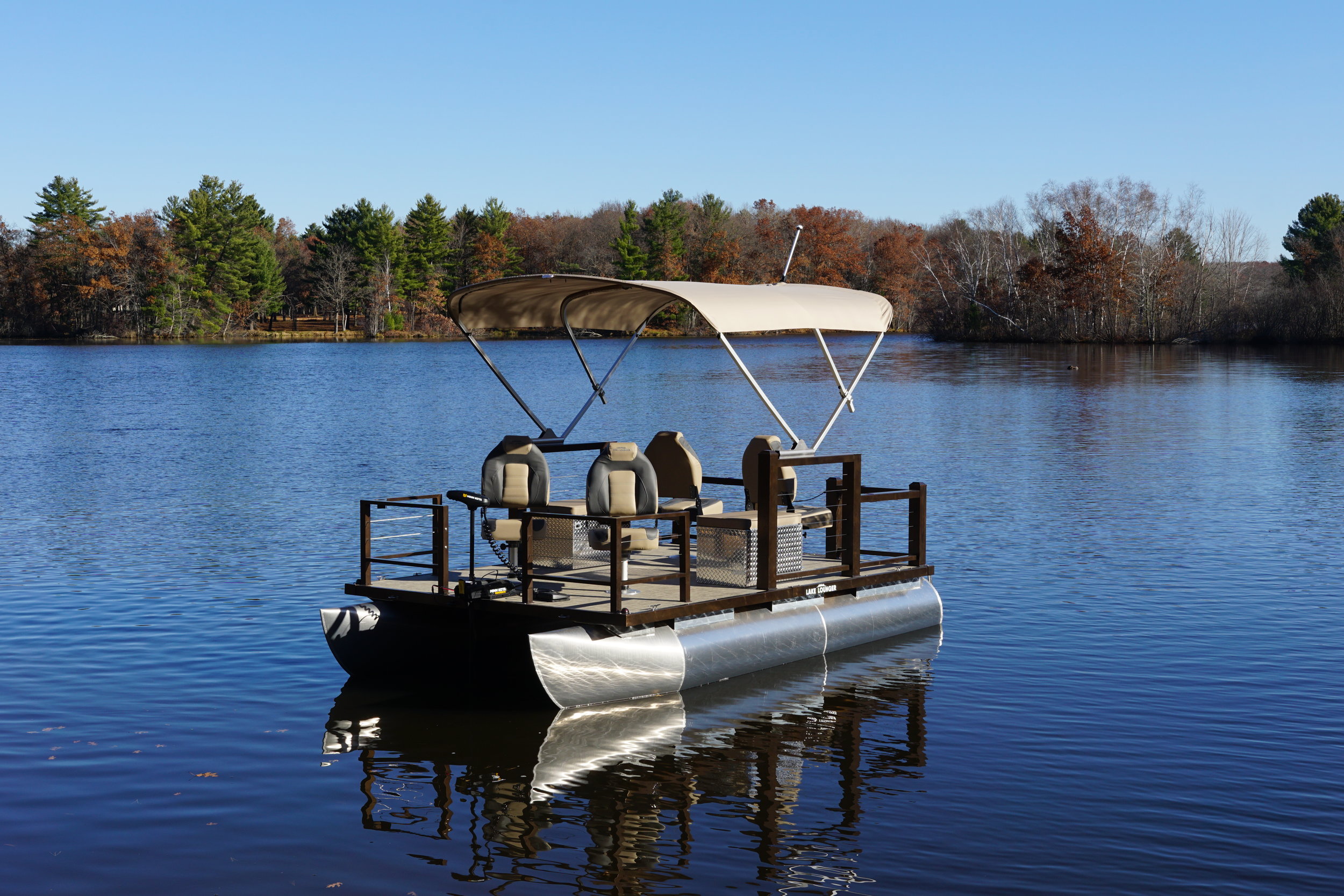 Lake Lounger 13 ft Fishing Pontoon Four Seats Standard.JPG