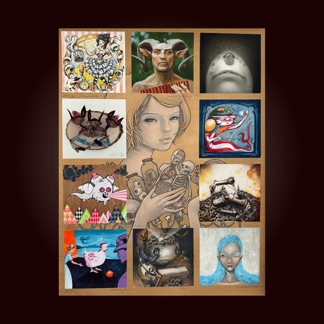 "2009 Xin1" Limited Edition Giclée Print - Baby Tattooville 2009