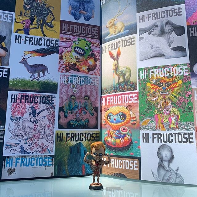 Ten hours from now, Baby Tattoo will be randomly selecting someone to win a free copy of Turn The Page: Ten Years Of Hi-Fructose. This lavishly produced book commemorating the world premiere @virginiamoca exhibition was published in 2016. It&rsquo;s 