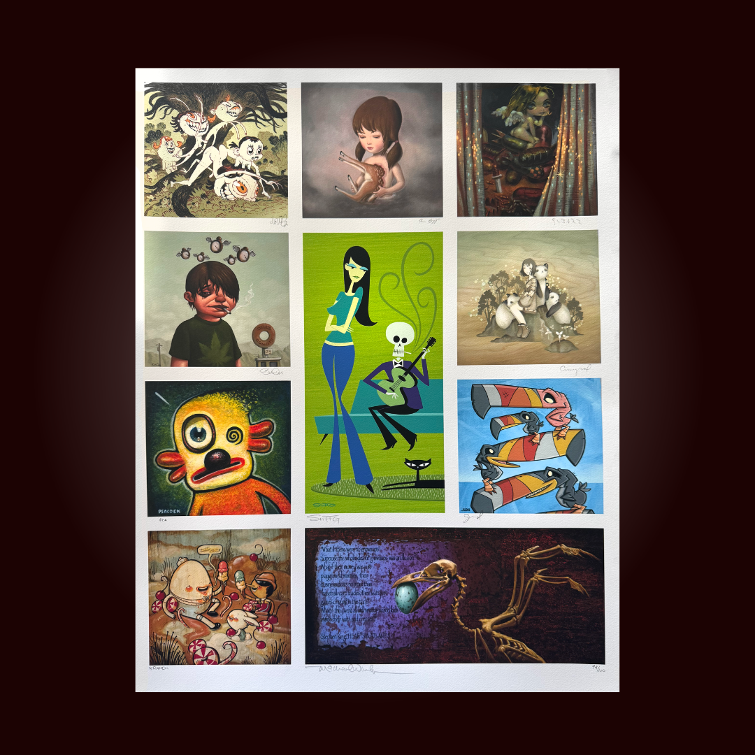 "2008 Xin1" Limited Edition Giclée Print - Baby Tattooville 2008