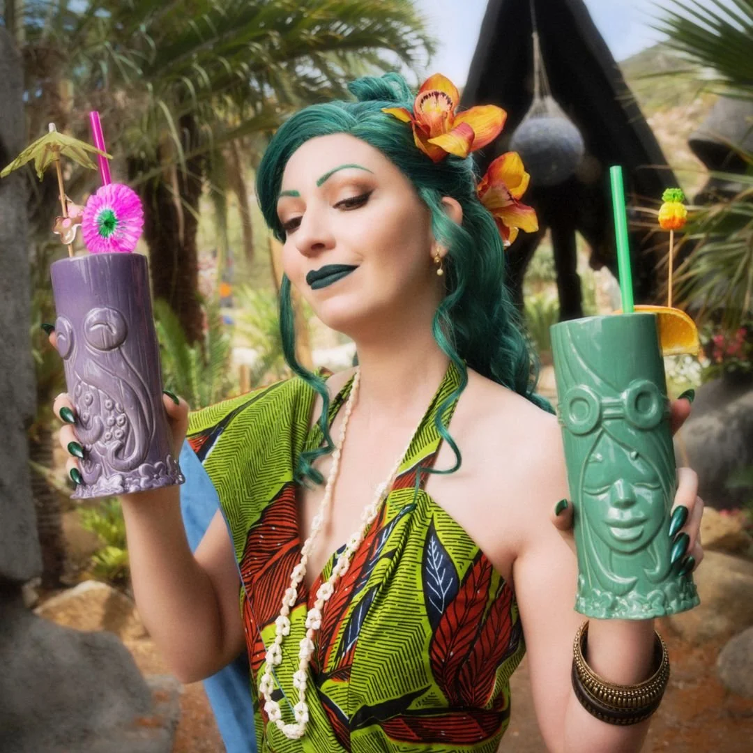 "Big Kahuna" Tiki Barware Set (Mugs, Coasters & More!) - Brian Kesinger