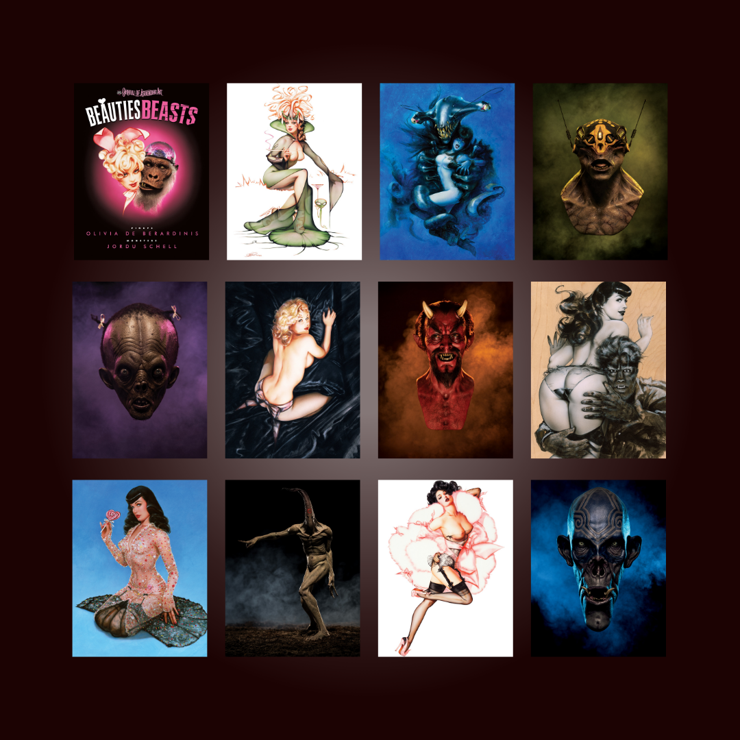 Beauties Beasts Postcard Set (12 Cards) - Olivia de Berardinis & Jordu Schell