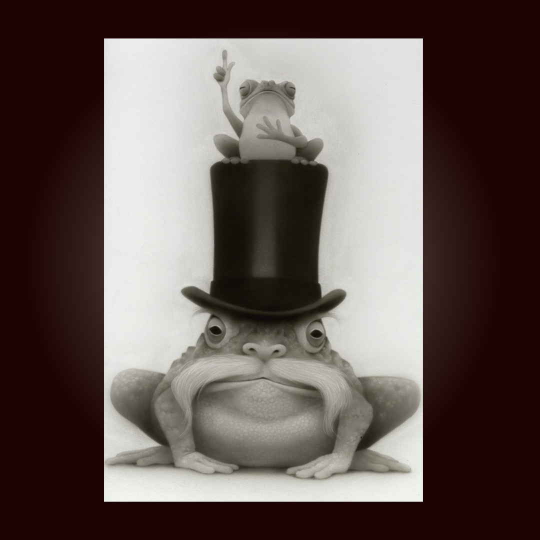 The Frog Sermon Print - Travis Louie