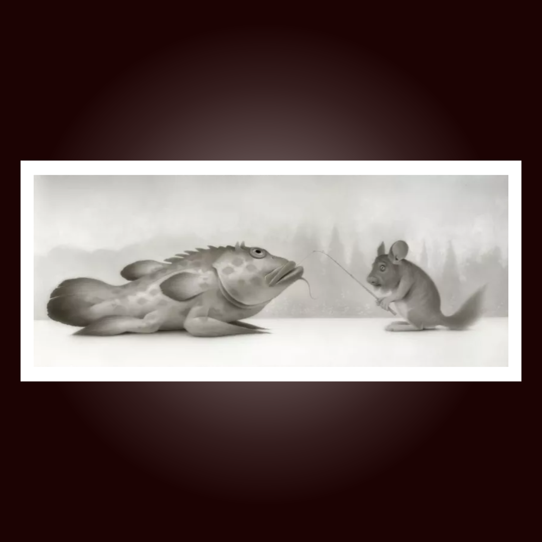 Squeaky and The Devil Fish Giclée Print - Travis Louie