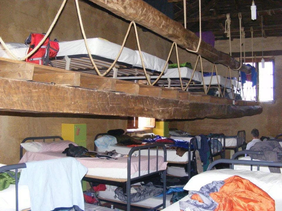 A dormitory along the Camino