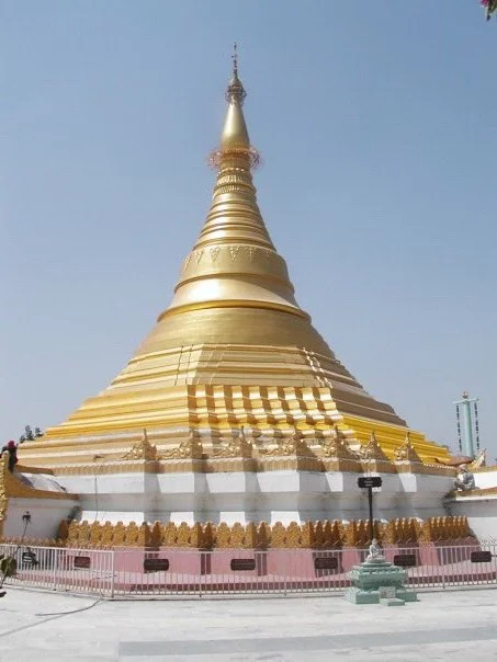 A Buddhist Stupa in the centre of Kathmandu.