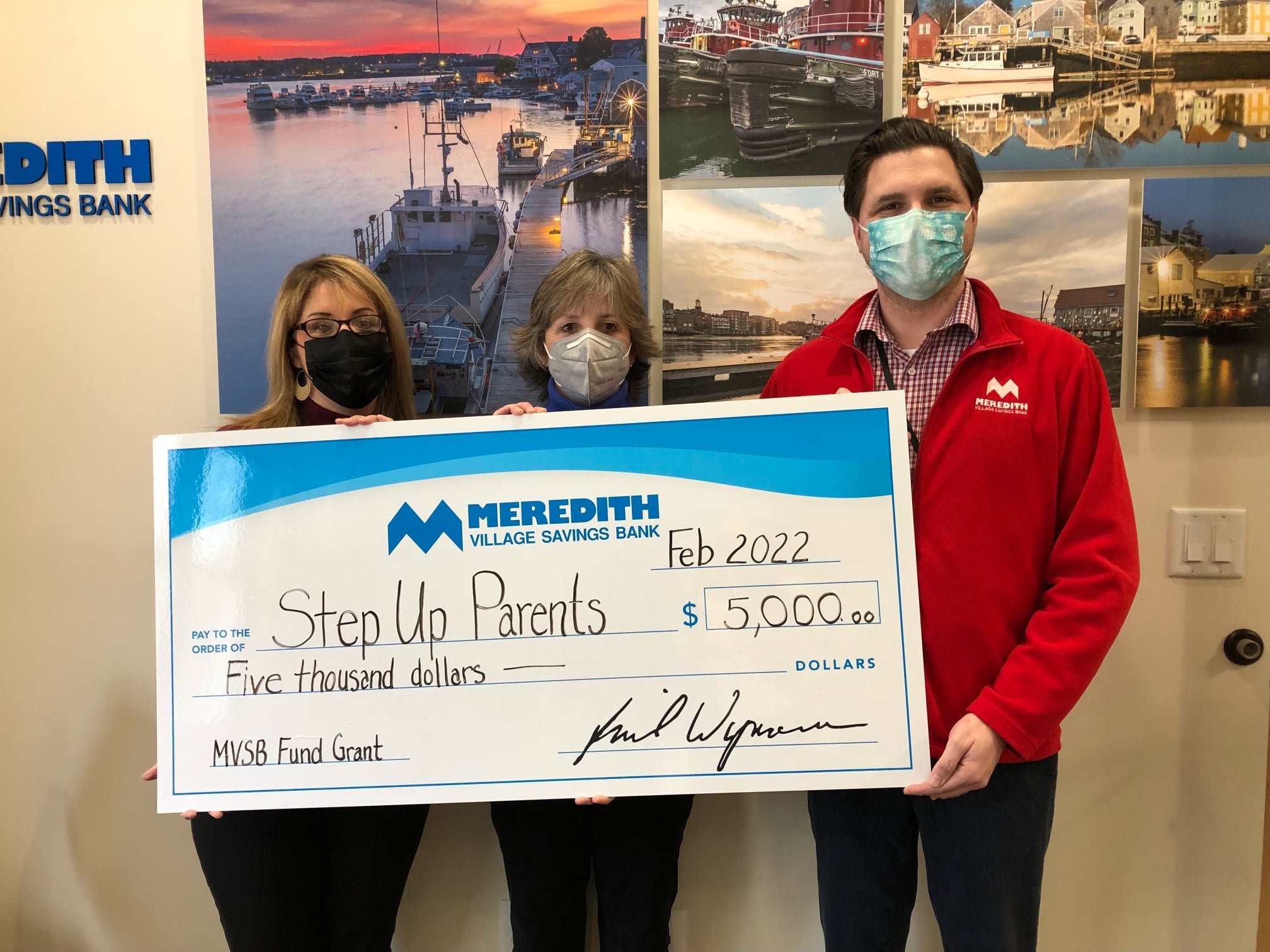 Second Annual Grant from Meredith Village Savings Bank Fund