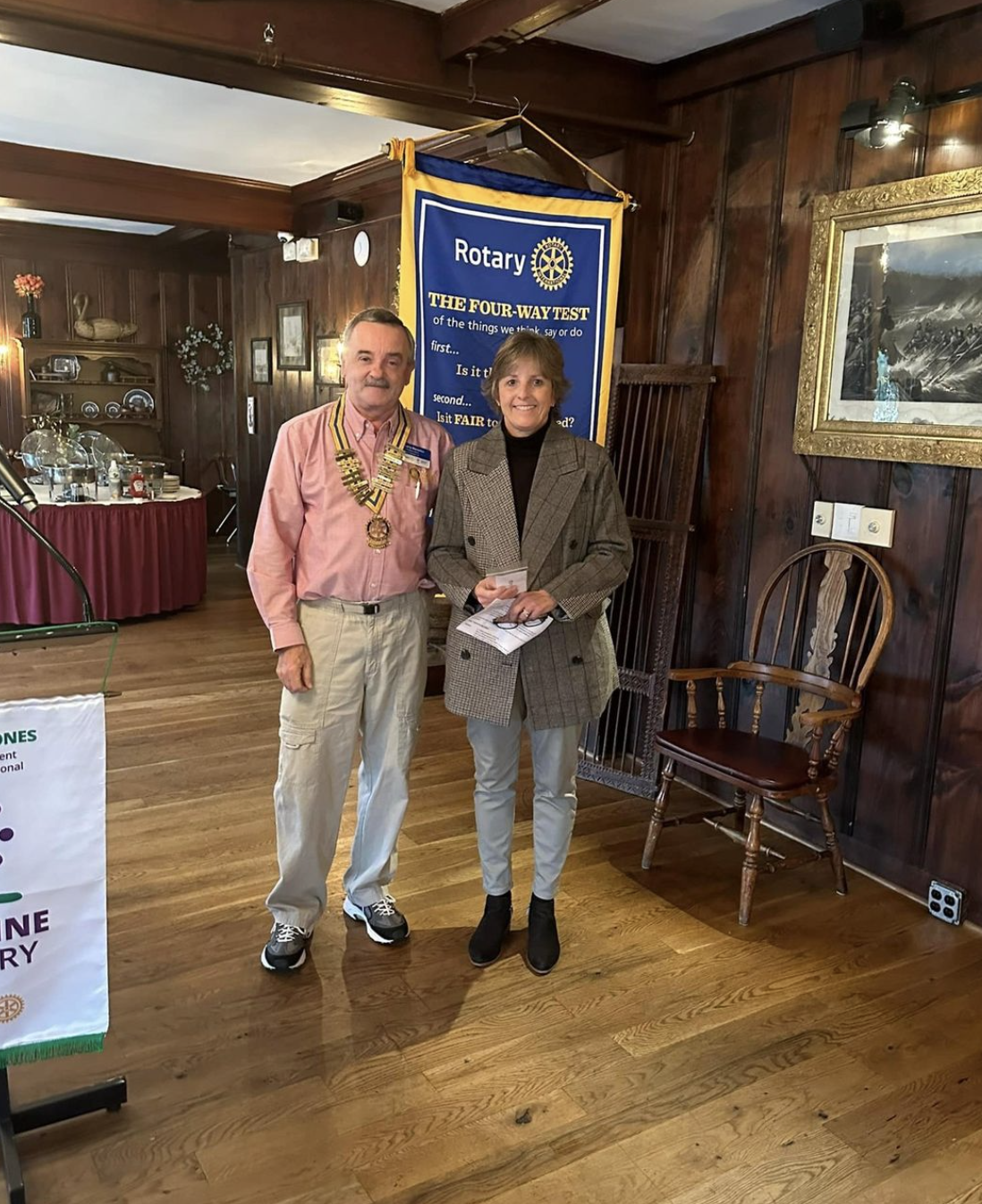 Step Up Parents Executive Director Speaks at the Rotary Club of Hampton, New Hampshire