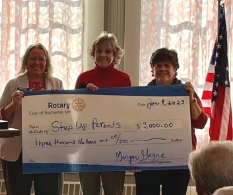 Step Up Parents Receives $3,000 Grant from Rochester NH Rotary Club