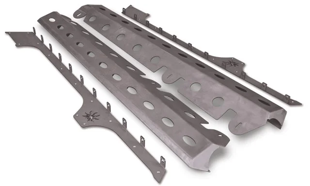 JK 4-Dr Brawler Rockers (Steel)