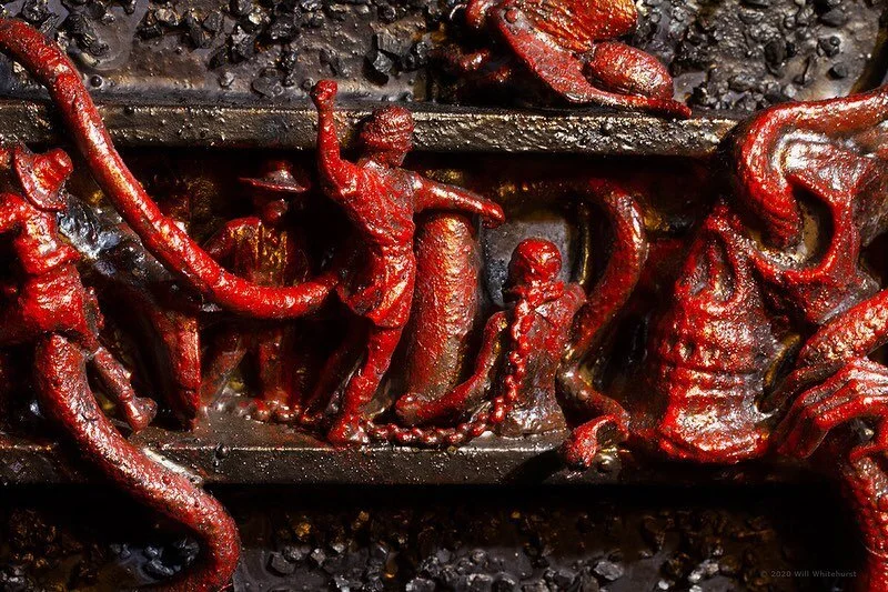 &ldquo;When God Men Do Nothing&rdquo; close-up 2020 Will Whitehurst  48&rdquo;w x 27&rdquo; h x 4&rdquo;d  Mixed Media WillWhitehurst.com
.
.
.
.
.
&ldquo;All that is necessary for the triumph of evil is that good men do nothing.&rdquo; #ElectionDay2