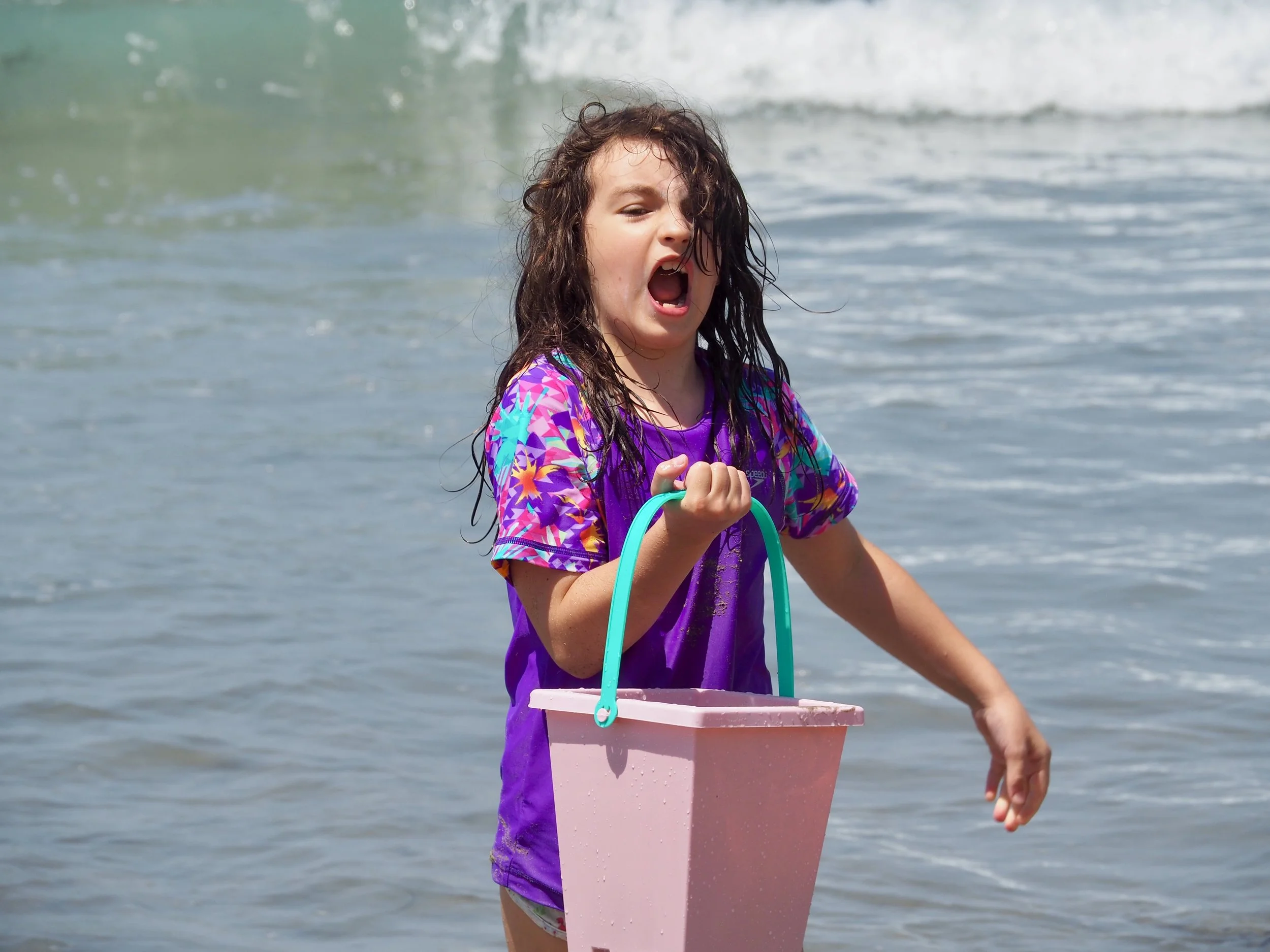 Man, these sandcastles are hard work!