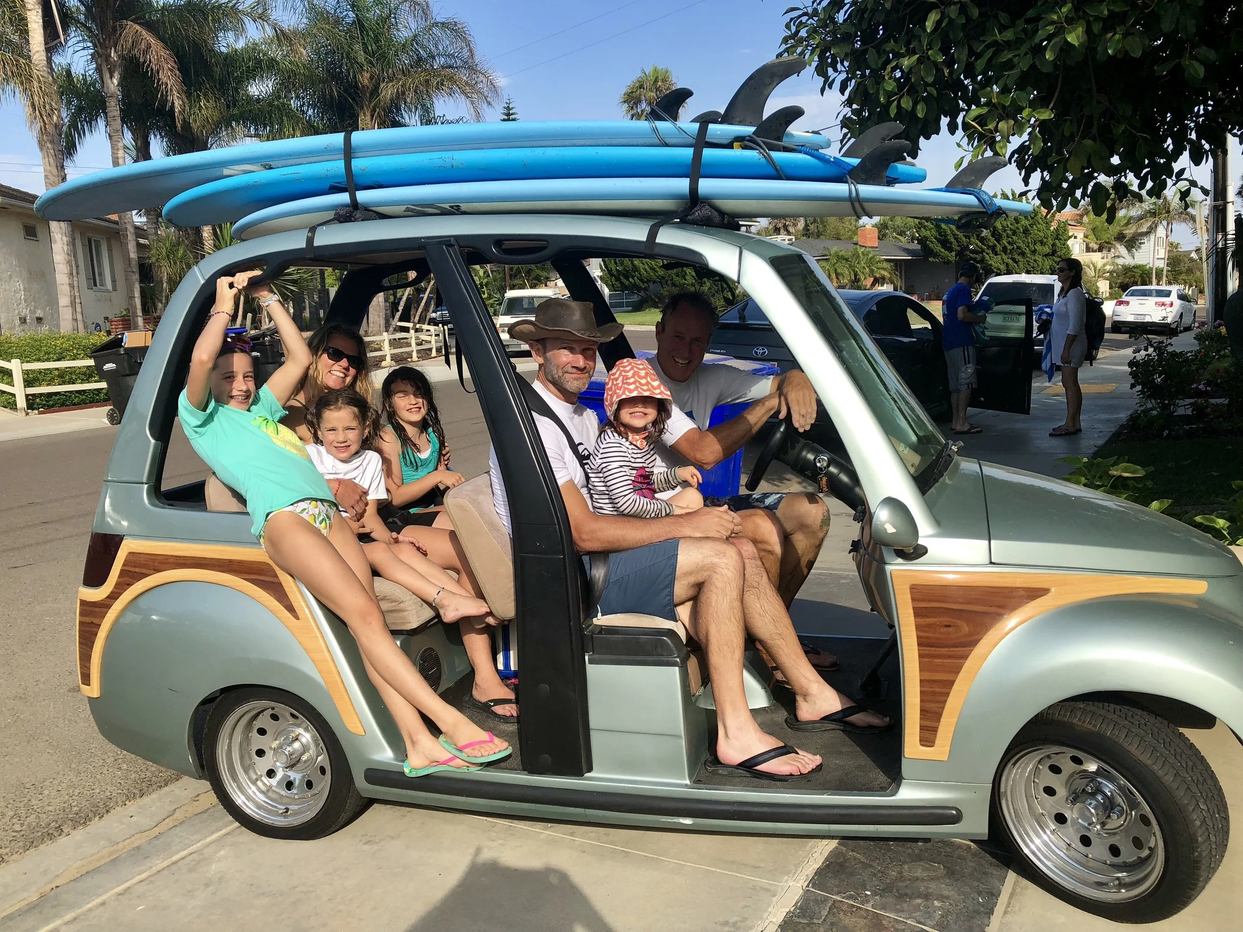 Getting to the surf on time