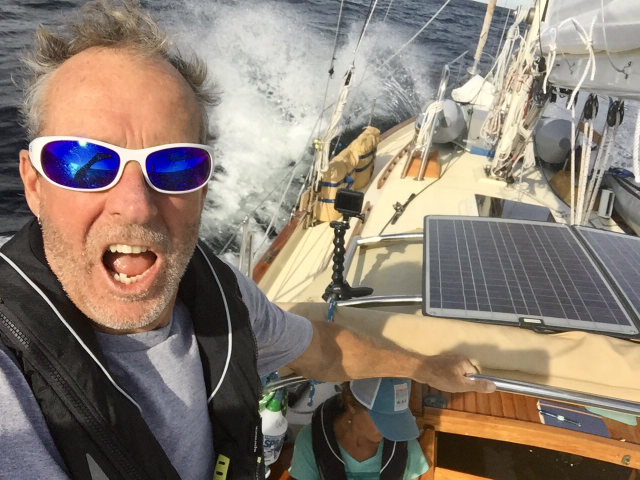 The sailing has been alternately gorgeous and seriously challenging