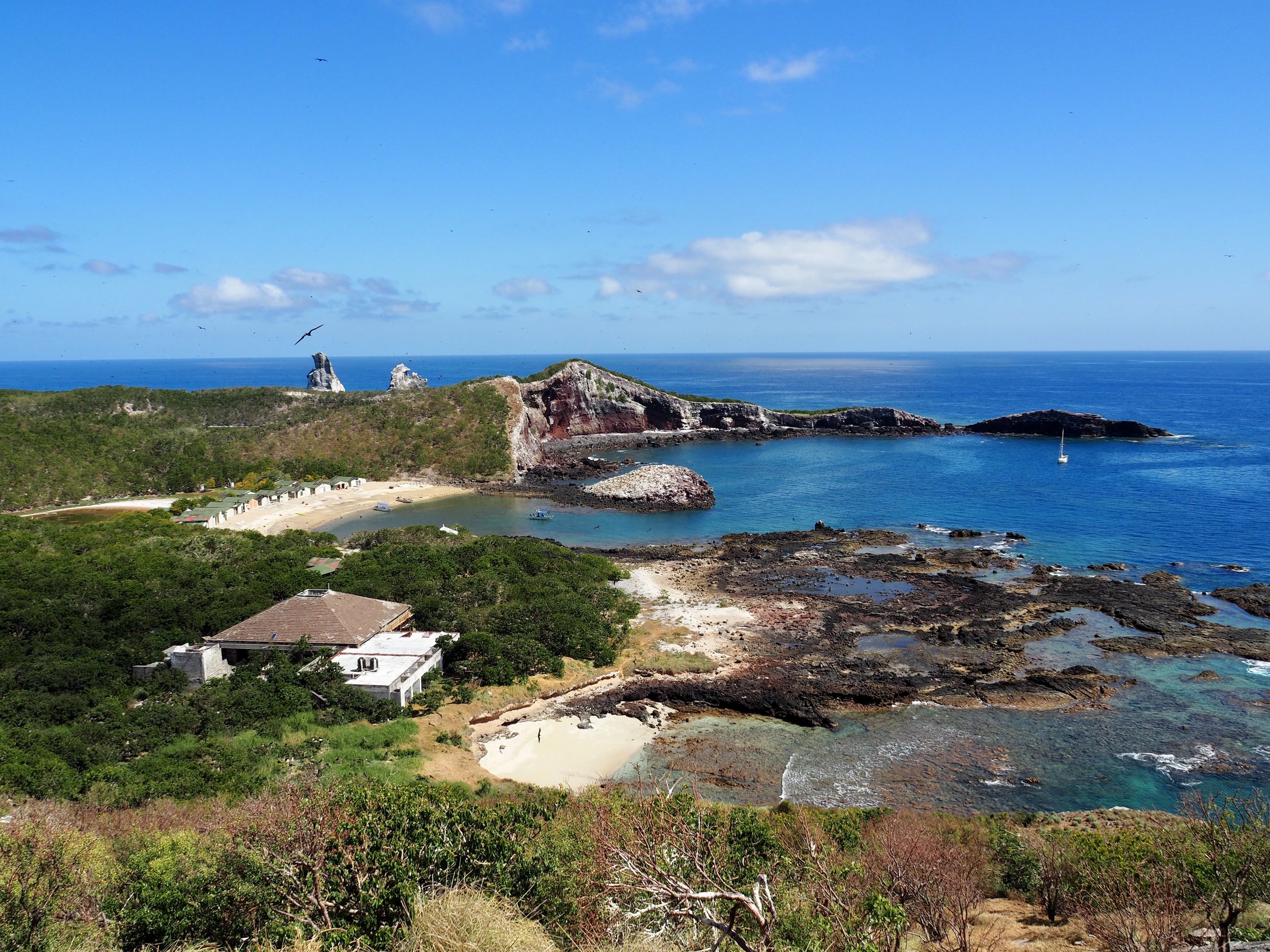 Pristine at anchor in the stunning Bahia Tiburones of Isla Isabel